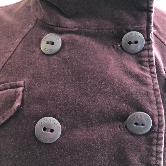Calvin Klein Purple Coat - Picture 3 of 4